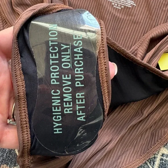 Summersalt Brown Ribbed Bikini Bottom - NEW Size 18 - Picture 4 of 5